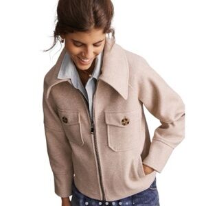 AVEC LES FILLES Cozy Shirt Jacket in Oatmeal - Women’s Size X-Large - Preowned
